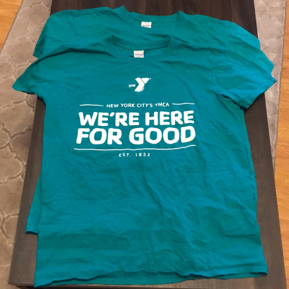 Set of two working out shirts from YMCA